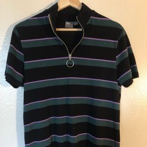 ASOS Zip Up Mens T Shirt